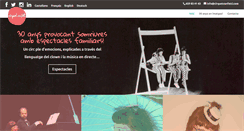 Desktop Screenshot of cirquetconfetti.com